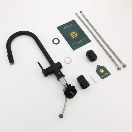 Смеситель для кухни Splenka S204 S204.49.06 на мойку черный