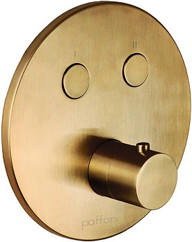 Смеситель для душа Paffoni Compact Box CPM018HGSP встраиваемый в стену золото
