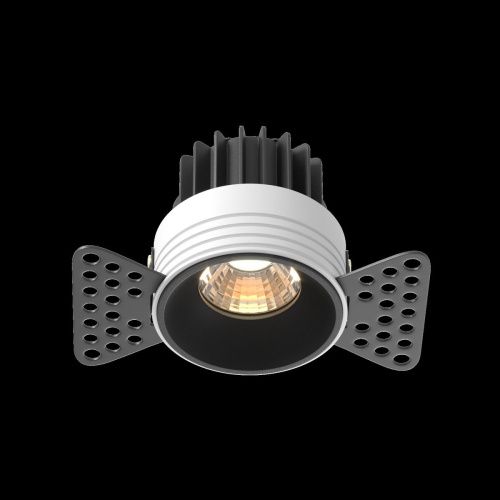 Светильник встраиваемый Maytoni Technical Round DL058-7W3K-TRS-B - фото 3