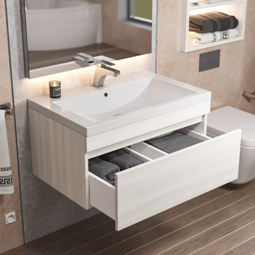 Тумба с раковиной Uperwood Eva 3930313470 73,8x47,5x35,4 - фото 3