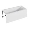 Ванна акриловая 1MarKa VIOLA 01ви1570 150х70 пристенная прямоугольная без каркаса