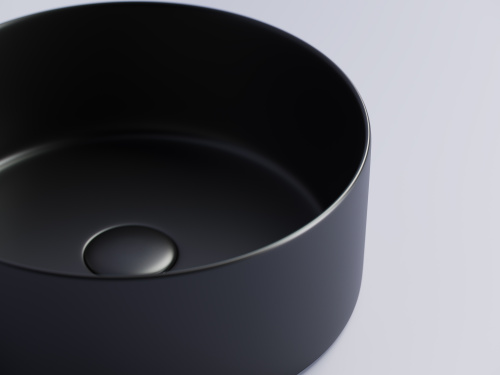 Раковина Ceramica Nova ELEMENT 36 см CN6032MB накладная цвет черный матовый - фото 5