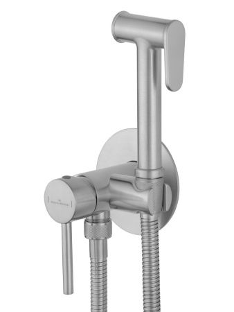 Смеситель для ванны и душа Wonzon & Woghand STICK WW-88829902-BN встраиваемый в стену никель