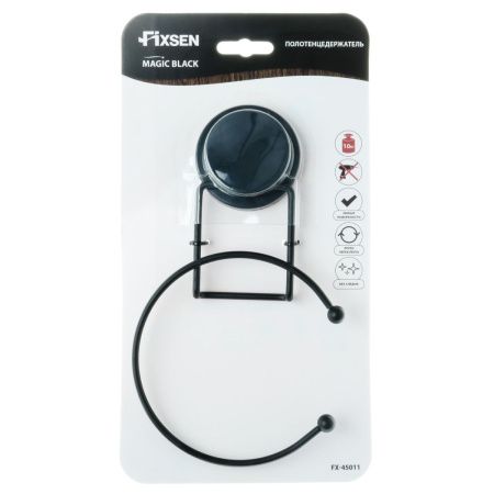 Полотенцедержатель Fixsen Magic black FX-45011