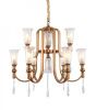 Люстра подвесная Lumina Deco Rionella (Рионелла) LDP 8041-6+3 S.GD