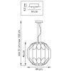 Люстра подвесная Lightstar Siena (Сиена) 720447