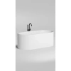 Ванна из искусственного камня Salini Perla 1049201M 170х80 отдельностоящая овальная