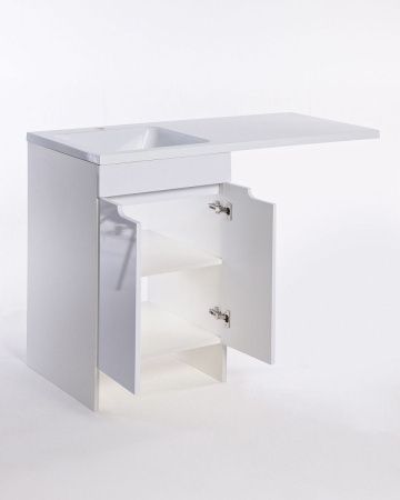 Тумба с раковиной Orange Sistema STD-110TUW+RAL 110х50 напольная цвет белый