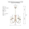 Люстра подвесная Vitaluce V1339 V1339/5