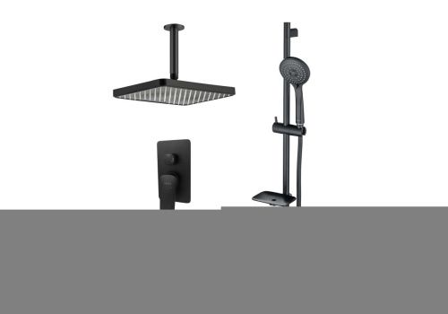 Душевая система Aquatek ВЕГА AQ1075MB встраиваемая в стену цвет черный