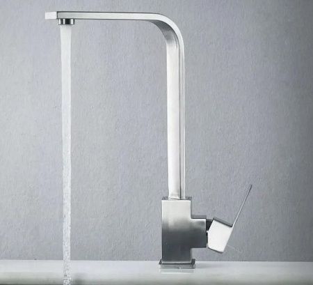 Смеситель для кухни Haiba HB803 HB70803 на мойку нержавеющая сталь