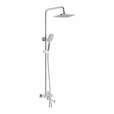 Душевая стойка Shevanik S8136F настенная цвет белый