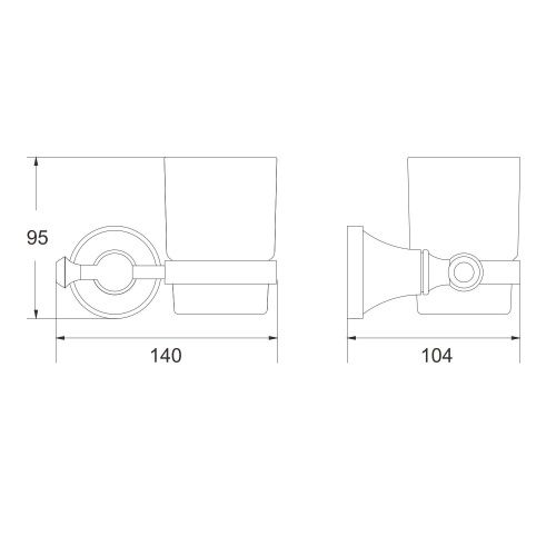 Стакан Rose RG19E RG1912E - фото 3