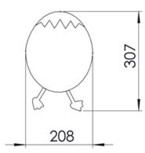 Зеркало в ванную Creavit DUCKY DC30035-B 20,8x30,7 - фото 2