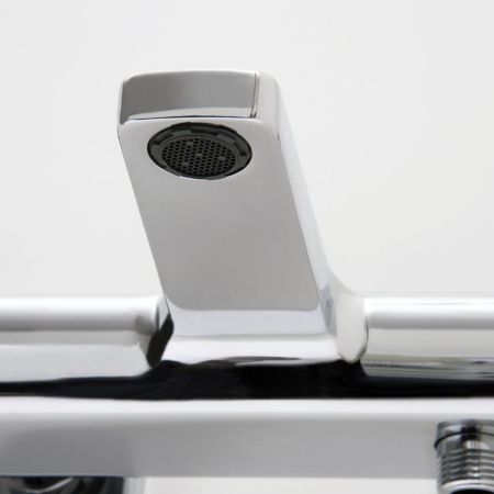 Смеситель для душа Wasserkraft Naab 8600 8611 Thermo настенный хром с термостатом