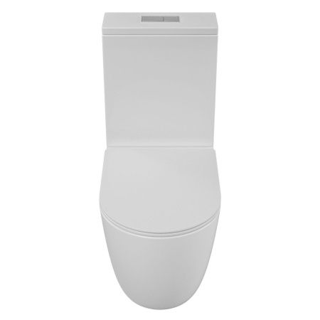 Унитаз напольный с бачком Grossman Торнадо GR-4494SQ белый с сиденьем микролифт безободковый смыв торнадо