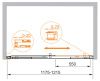 Душевая дверь Cezares PREMIER-SOFT PREMIER-SOFT-W-BF-1-120-C-Cr-IV 120х200 стекло прозрачное профиль хром