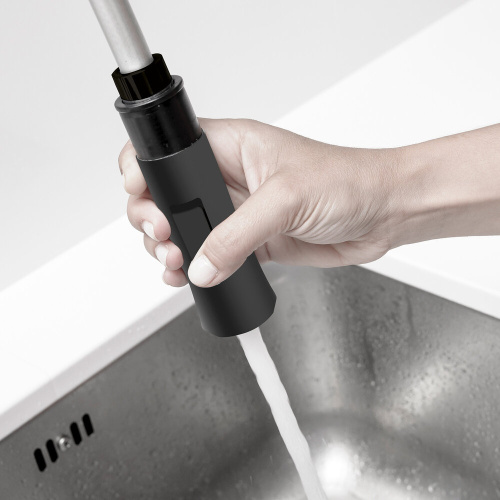 Смеситель для кухни Clever CHEF BLACK 61834 на раковину черный - фото 3