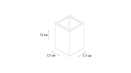 Стакан для зубных щеток Fixsen Punto FX-200-3