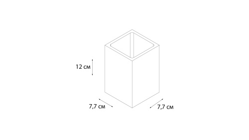 Стакан для зубных щеток Fixsen Punto FX-200-3 - фото 2