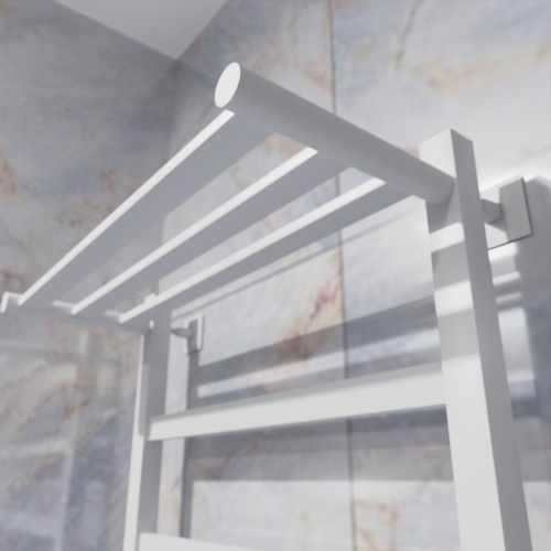 Полотенцесушитель Altasan ПарусПроф ПарусПроф8050ПБМ подвесной 53х80 электрический белый матовый - фото 5