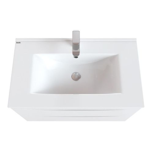 Тумба с раковиной IDDIS Cloud CLO80WFi95K 80х47х81 напольная цвет белый - фото 2