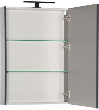 Зеркало-шкаф Aquanet Алвита 00183989 60х17х85 подвесной цвет серый Зеркало-шкаф Aquanet Алвита 00183989 60х17х85 подвесной цвет серый