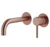 Смеситель для раковины Plumberia Selection Ixo KITXO1135RS210 встраиваемый в стену медь