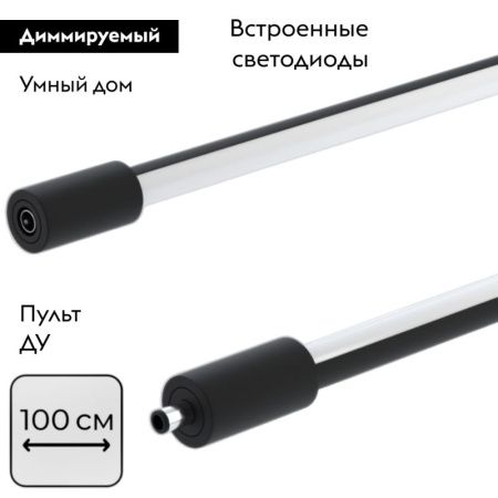 Настенно-потолочный светильник IMEX Thin and Smart (Тхин анд Смарт) IL.0060.5000-1000-BK