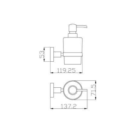 Дозатор RavSlezak Colorado COA0303ZRL