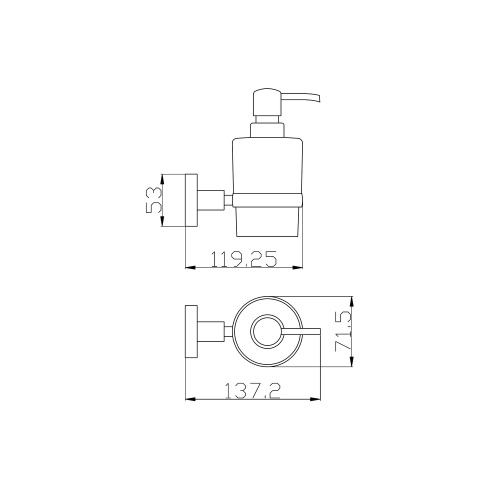 Дозатор RavSlezak Colorado COA0303ZRL - фото 2