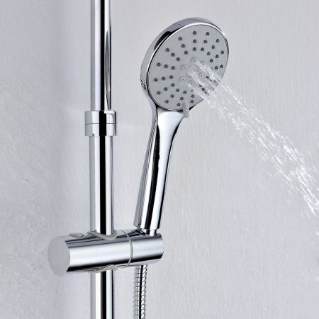 Душевая стойка Wasserkraft A066 настенная цвет хром