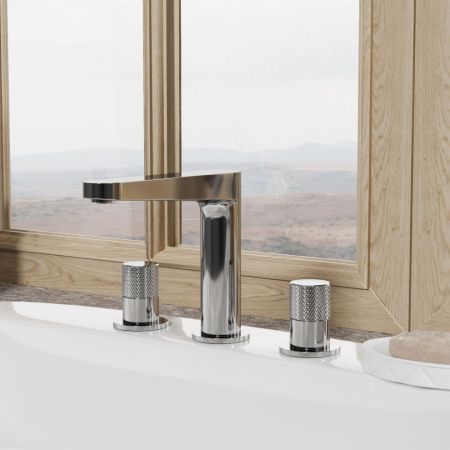 Смеситель для раковины Wasserkraft Mosel 4600 4635 встраиваемый в стену хром