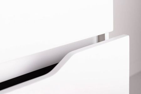 Тумба с раковиной Orange Line Li-60Tuw+Ra 60х50 подвесная цвет белый