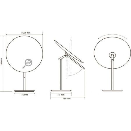 Косметическое зеркало Bemeta 116201252