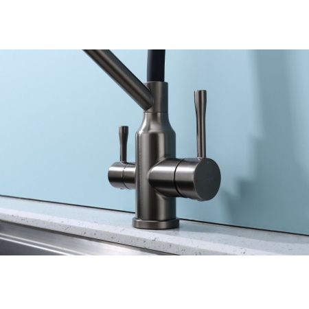 Смеситель для кухни Raglo R81 R81.62.09 на мойку графит