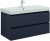 Тумба под раковину Aquanet Вега 2.0 00337945 99х46х50 подвесная цвет синий