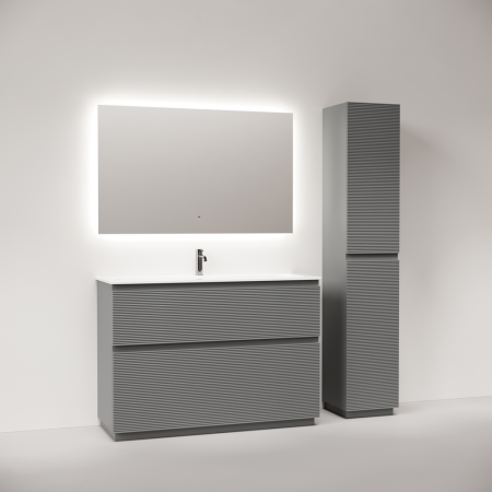 Тумба под раковину Sancos FOLK Floor FL120FES 120х40 напольная цвет серый