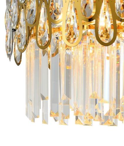 Люстра подвесная Natali Kovaltseva Navis (Навис) NAVIS 76019/5C GOLD - фото 3