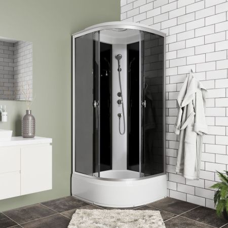 Душевая кабина Niagara Eco E90/26/TN 90х90 четверть круга с крышей ориентация универсальная