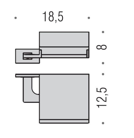 Бумагодержатель Colombo Look B1691.CR
