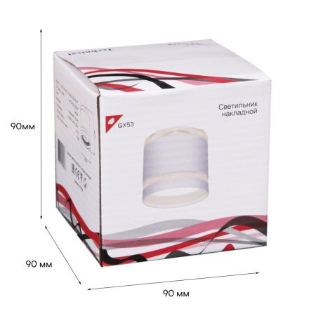 Светильник накладной Reluce 53001-9.5-001LD GX53+LED3W WT