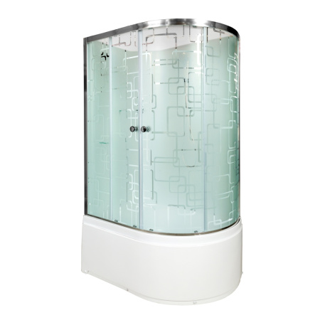 Душевая кабина AvaCan EM5012LNGM 120х90 асимметричная без крыши ориентация левая