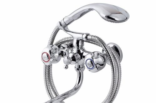 Смеситель для ванны и душа FAUZT FZs-317-76 настенный хром - фото 2