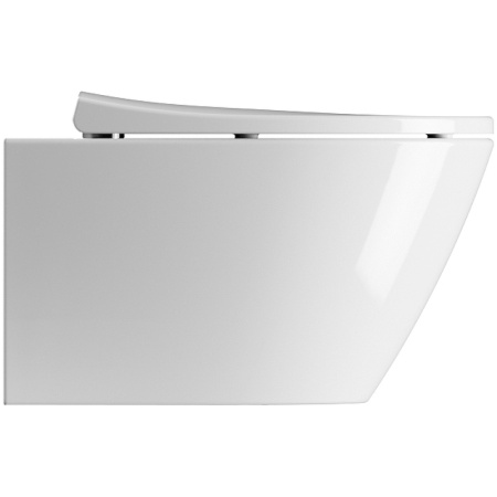 Чаша унитаза подвесная GSI Modo 981611_УЦ/10 цвет белый без сиденья безободковая смыв торнадо (раковина на ободке)