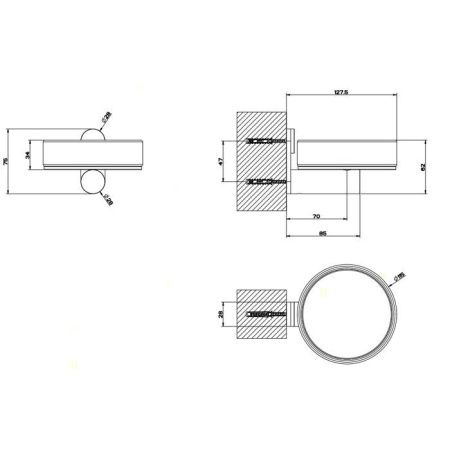 Мыльница Gessi Gessi316 54702#239