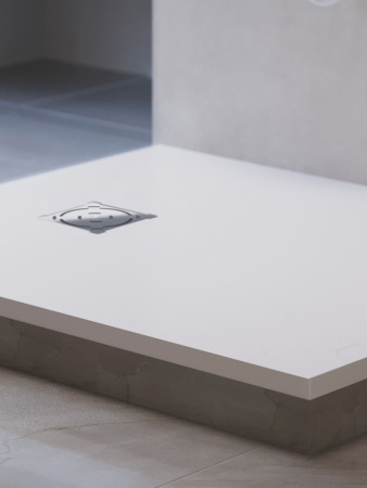 Душевой поддон из искусственного камня RGW Stone Tray (Стоун Трей) 16152811-01 110х80 белый без ножек