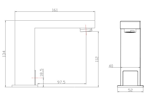 Смеситель Rush Tinos TI3732-14 на раковину сатин - фото 2