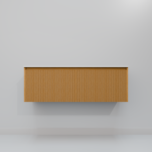 Тумба с раковиной ArtDecco Elizabeth (Элизабет) AEL12W11D100 120x45x40 подвесная цвет белый дуб - фото 4