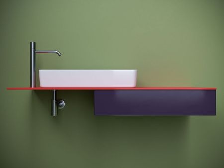 Раковина из сантехнического фарфора Ceramica Nova ELEMENT CN5048 60х30 накладная цвет белый без отверстий под смеситель